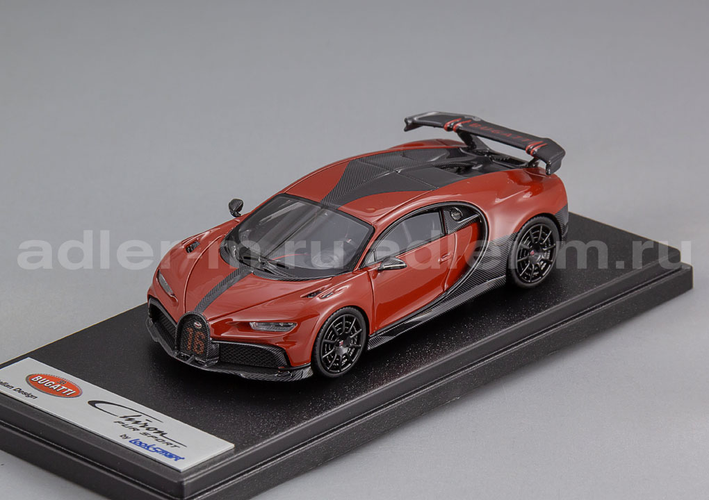 LOOKSMART 1:43 Bugatti Chiron Pur Sport (italian red) LS520C