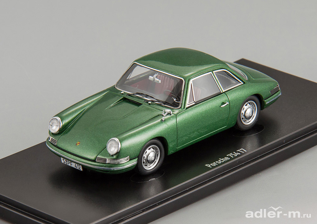 AUTOCULT 1:43 Porsche T7 Concept, Type 754 "The first 911" (green met) AC001