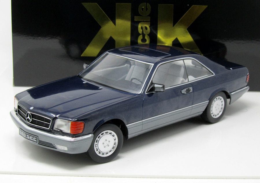KK SCALE 1:18 Mercedes-Benz 560 SEC (C126) - 1985 (dark blue) KK180333