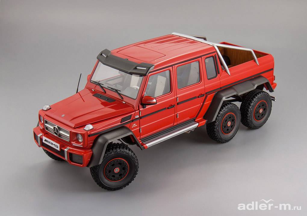 AUTOART 1:18 Mercedes-AMG G 63 6x6 2013 (red) 76304