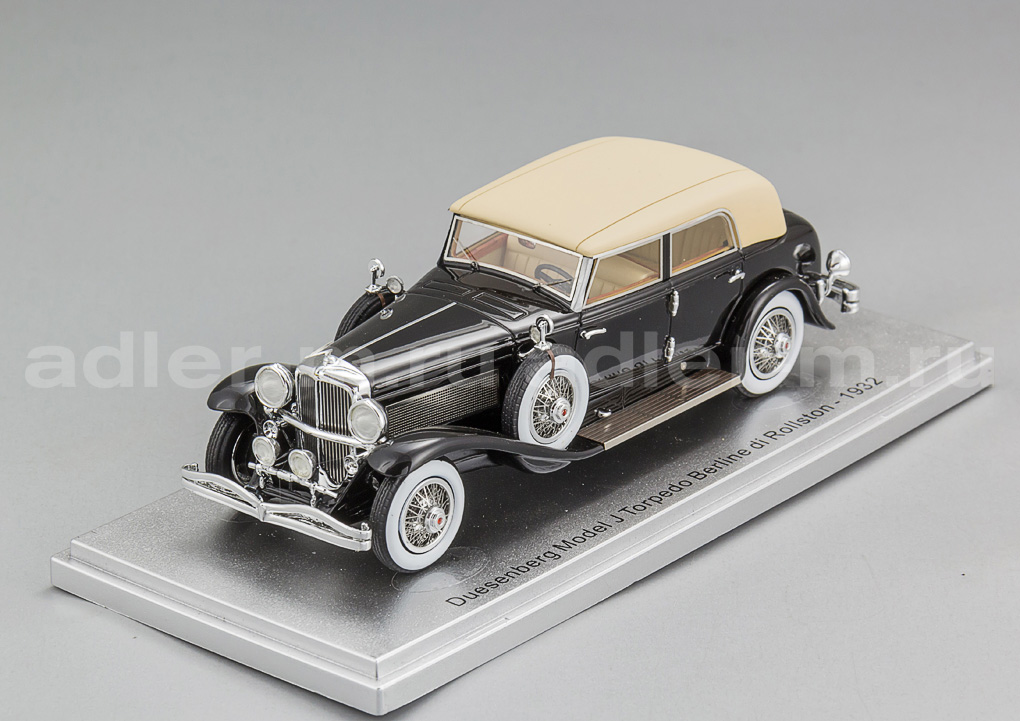 KESS SCALE MODELS 1:43 Duesenberg Model J Torpedo Berline Rollston - 1932 (УЦЕНКА!) KE43055031_DIS_b