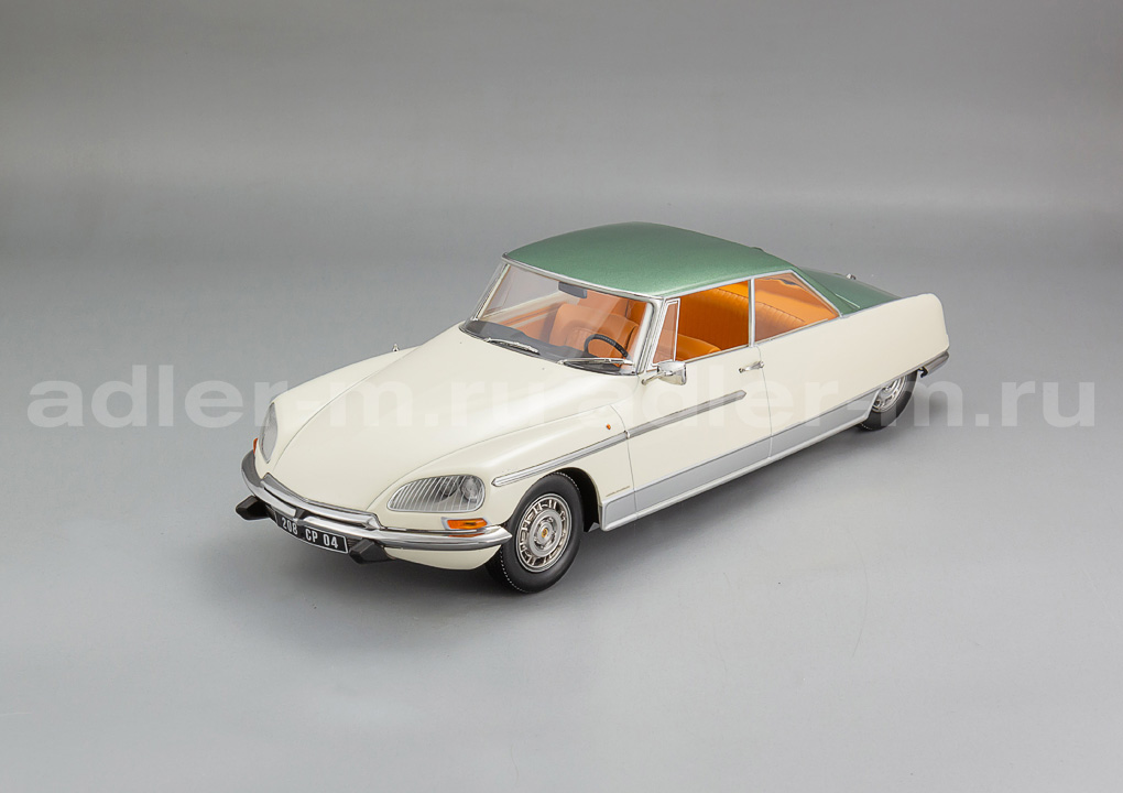 NOREV 1:18 Citroen DS 21 Le Leman - 1968 (ivory and green metallic) 181751