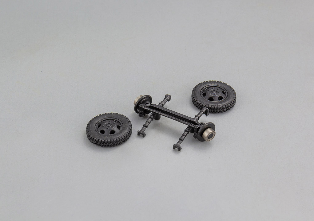 DIP MODELS 1:43 Передний мост для Горьковский автомобиль 51 с поворотными колесами 560002