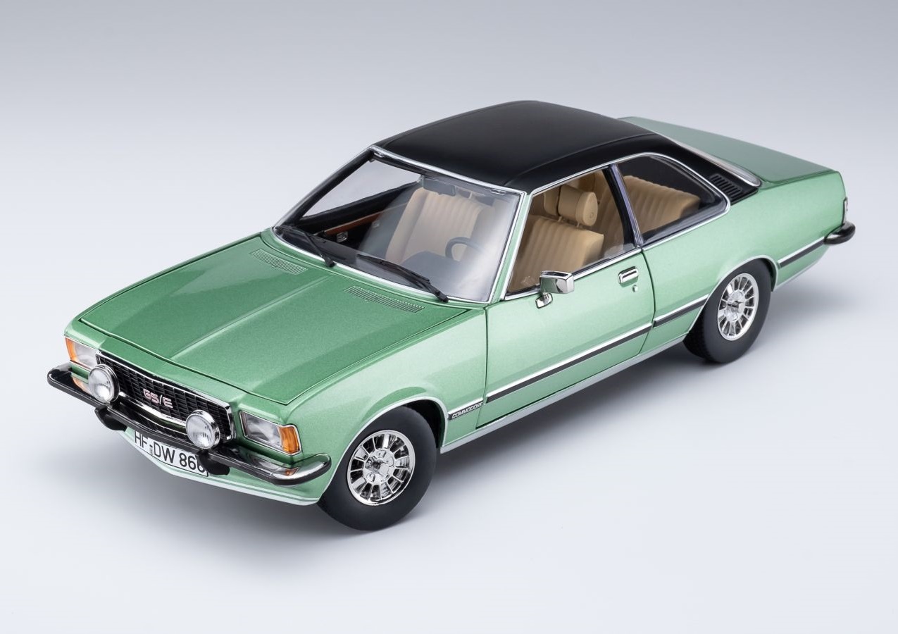 TOURING 1:18 Opel Commodore B GS/E Купе - 1975 (jade green metallic) 18048006