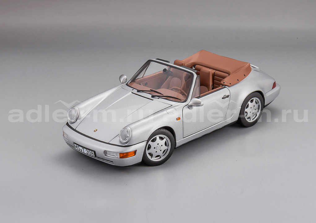 NOREV 1:18 Porsche 964 Carrera 2 Cabriolet - 1990 (silver) 187330