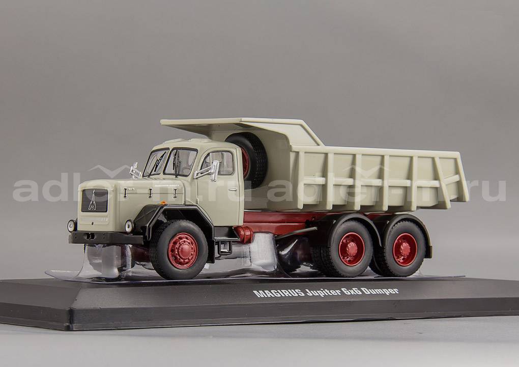 IXO 1:43 Magirus-Deutz Jupiter 6x6 (grey) TRUD001