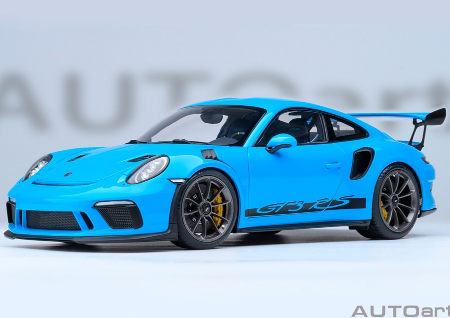 AUTOART 1:18 Porsche 911 (991.2) GT3 RS - 2017 (riviera blue) 78182