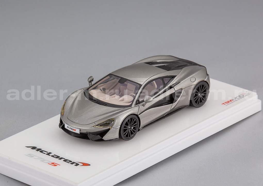 TRUESCALE MINIATURES 1:43 McLaren 570S LHD (blade silver) TSM154372