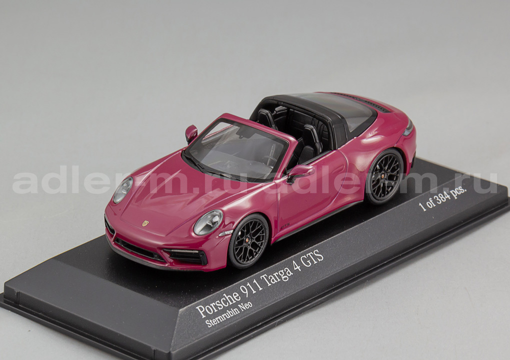 MINICHAMPS 1:43 Porsche 911 (992) Targa 4 GTS - 2022 (rubystar) 410061064