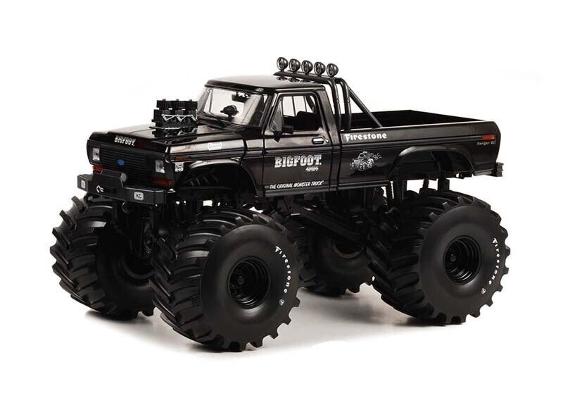 GREENLIGHT 1:18 Ford F-250 Monster Truck with 66-Inch Tires *Black Bandit Edition* - 1974 13650