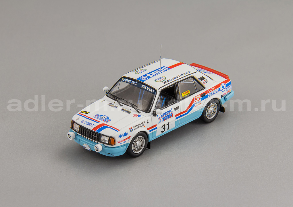IXO 1:43 Skoda 130 L #31 RAC Rallye 1987 RAC351