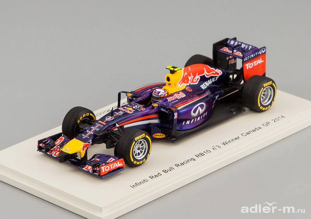 SPARK 1:43 Red Bull RB10 #3 Winner Canada GP 2014 Daniel Ricciardo S3031
