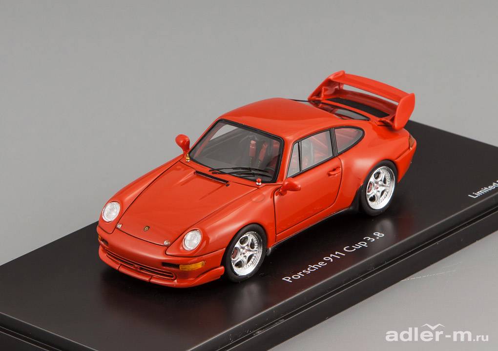 SCHUCO 1:43 Porsche 993 Cup 3.8 (red) 45 088 8700