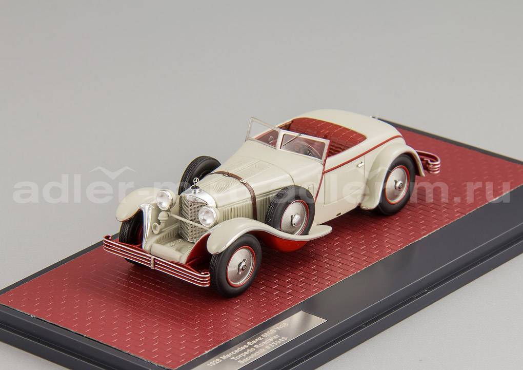 MATRIX 1:43 Mercedes-Benz 680S (W06) Torpedo Roadster Saoutchik #35949 - 1928 open (grey) MX41302-181