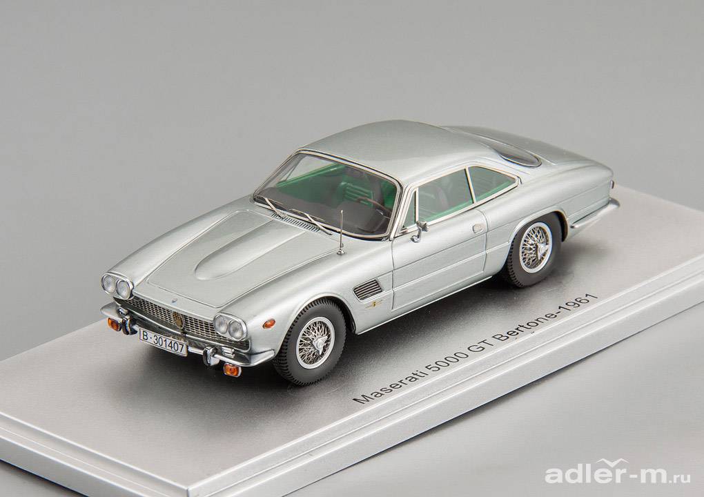 KESS SCALE MODELS 1:43 Maserati GT Bertone 1961 (silver) KE43014070