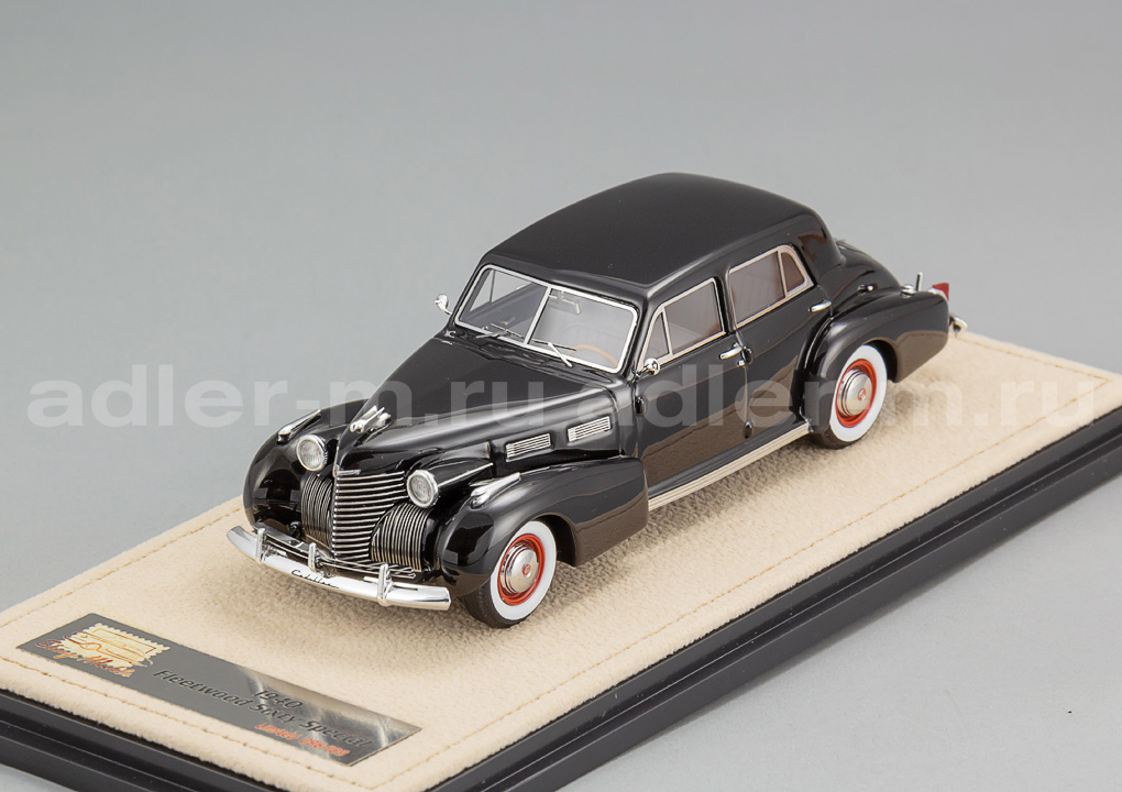GLM + STAMP MODELS 1:43 Cadillac Fleetwood Sixty Special - 1940 (black) STM40203