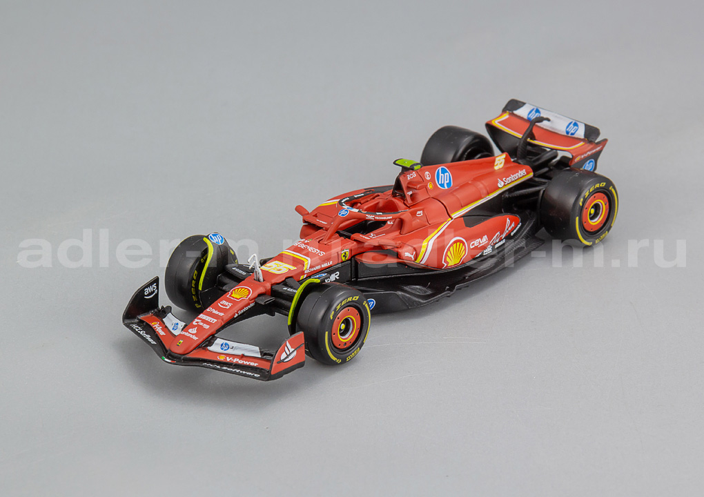 BBURAGO 1:43 Ferrari F1 SF-24 Team Scuderia Ferrari #55 5-th Emilia Romagna Imola 2024 - C. Sainz BU18-36844-S-IMOLA