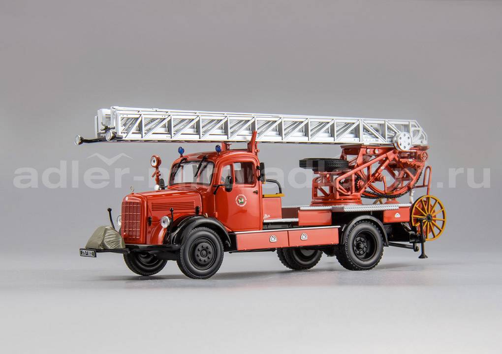 MINICHAMPS 1:43 Mercedes-Benz L 3500 DL17 - 1950 "Feuerwehr Bensheim" 439350080