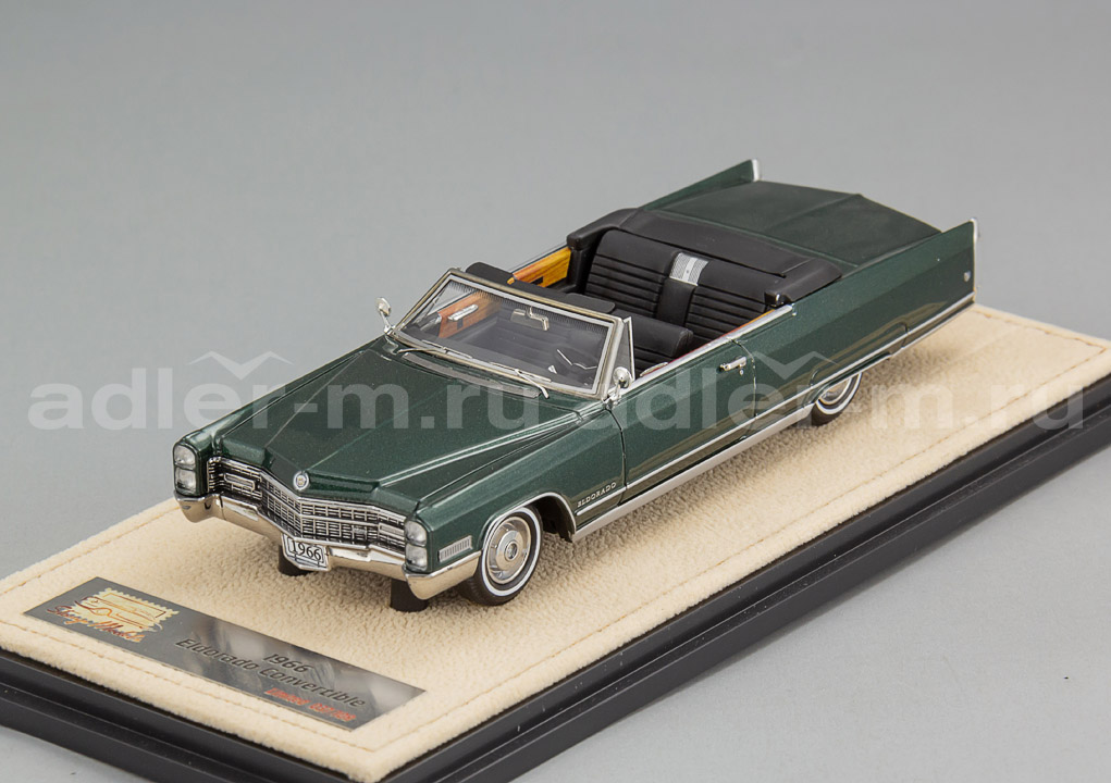 GLM (STAMP MODELS) 1:43 Cadillac Eldorado Convertible (открытый) - 1966 (green) STM66005