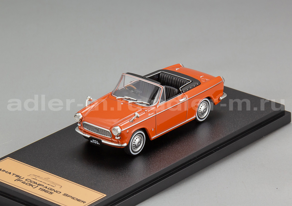 HACHETTE (Japan Car Collection) 1:43 Daihatsu Compagno Spider - 1965 (red) JPL-45