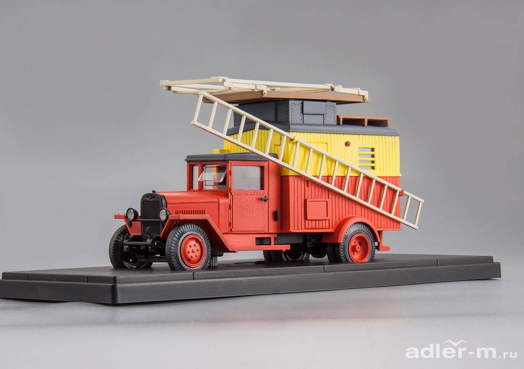 MINICLASSIC 1:43 Московский автомобиль 5в аварийная служба контактных сетей (красный / желтый) ZIS0523к