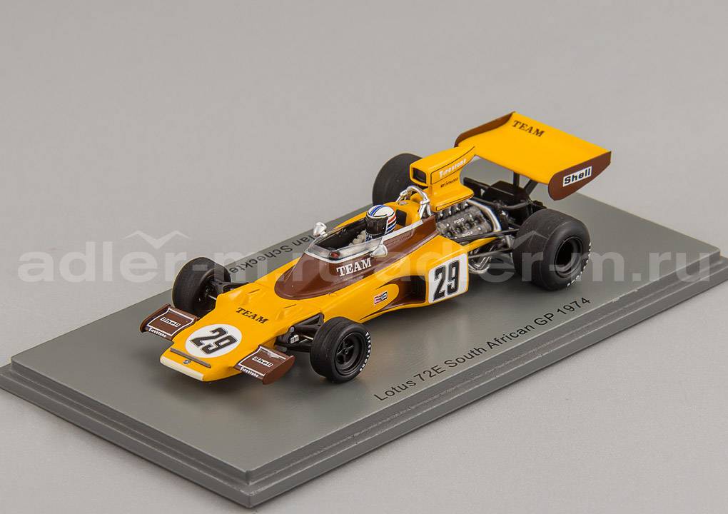 SPARK 1:43 Lotus 72E #29 South African GP 1974 Ian Scheckter S7296