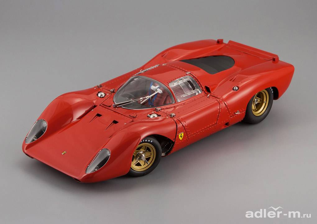 CMC 1:18 Ferrari 312P Berlinetta 1969 (red) M-096