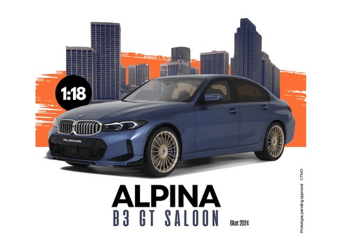 GT SPIRIT 1:18 Alpina B3 GT Saloon - 2024 (blue) GT543