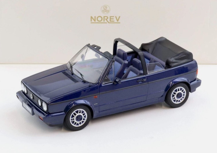 NOREV 1:18 Volkswagen Golf Cabriolet "Quartett" - 1992 (Inka blue) 188628