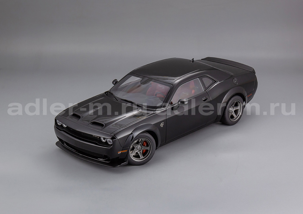 AUTOART 1:18 Dodge Challenger SRT Super Stock - 2023 (pitch black) 71765