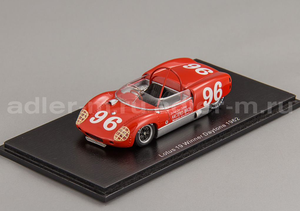 SPARK 1:43 Lotus 19 #96 Winner Daytona 1962 Dan Gurney 43DA62