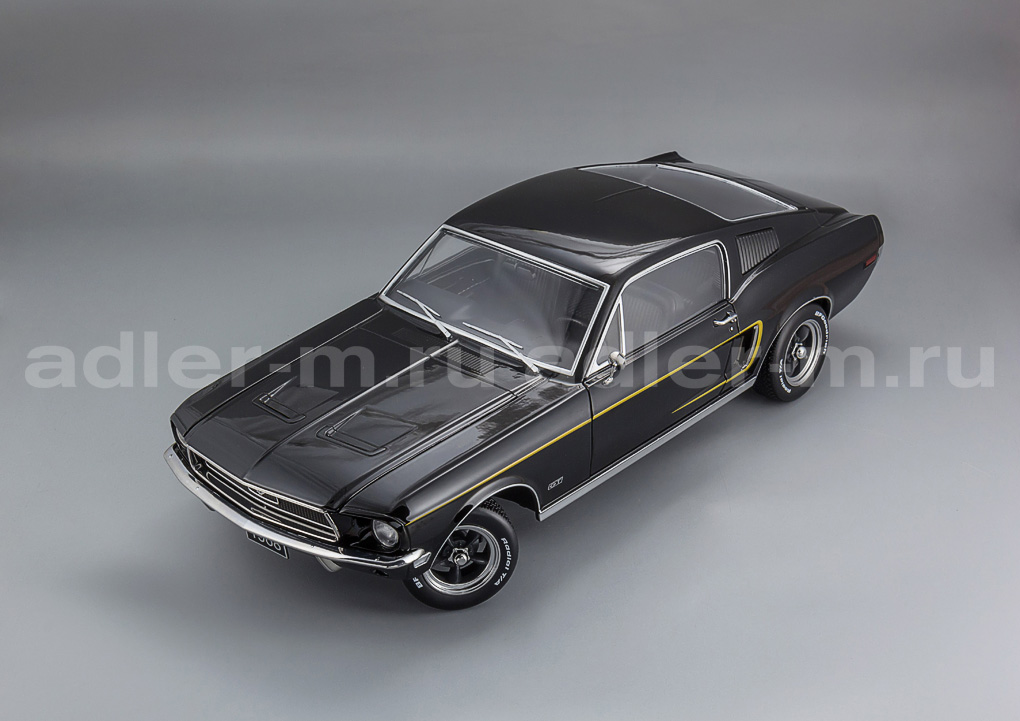 KK SCALE 1:12 Ford Mustang GT Fastback - 1968 (black) KKDC120223