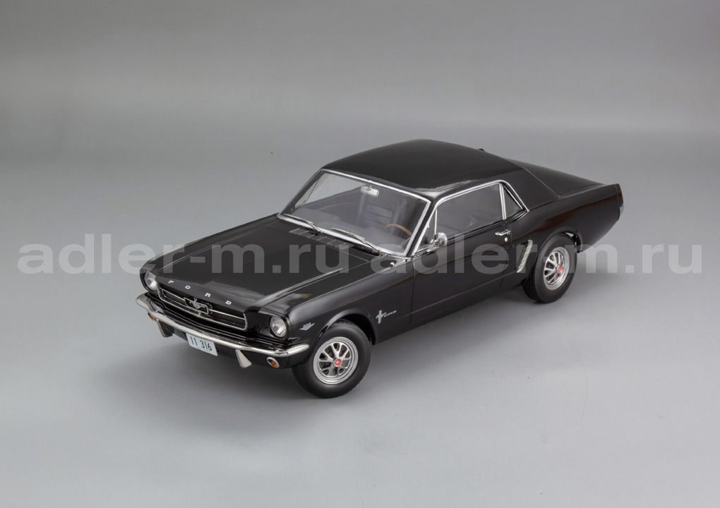 NOREV 1:18 Ford Mustang Hardtop Coupe - 1965 (black) 182804