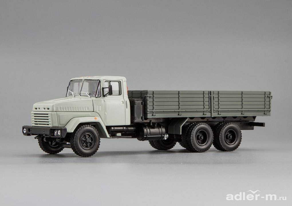 НАШ АВТОПРОМ 1:43 КрАЗ 250 поздний (1985-95) (серый) H205a