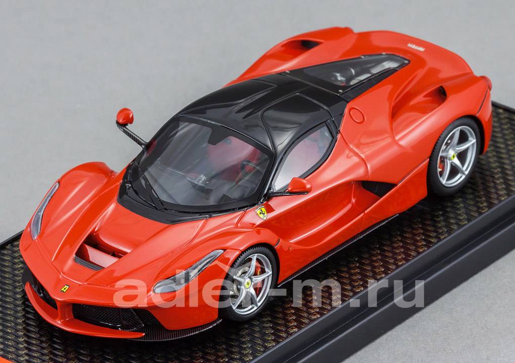 BBR MODELS 1:43 Ferrari LaFerrari Geneve Auto Show 2013 (red with black roof) BBRC115A