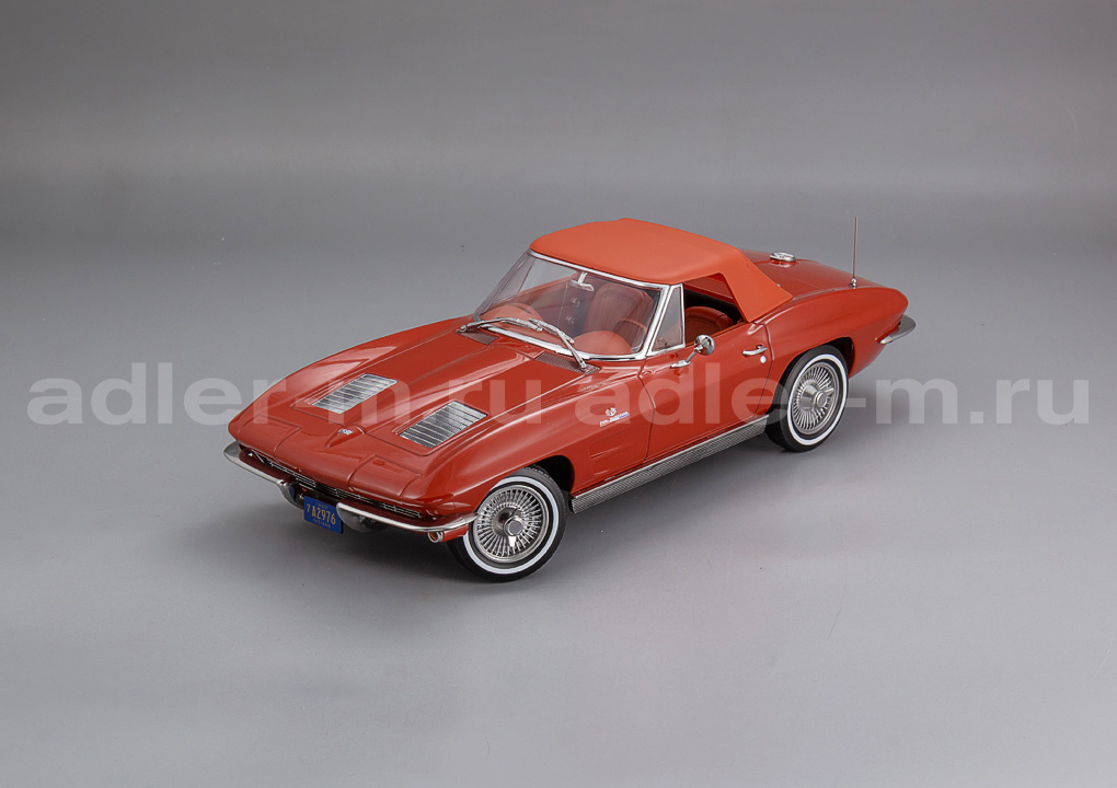 NOREV 1:18 Chevrolet Corvette Sting Ray Convertible - 1963 (red) 189056