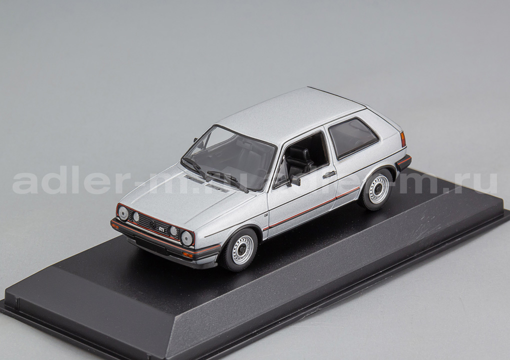 MINICHAMPS (MAXICHAMPS) 1:43 Volkswagen Golf GTi 16V 1985 3d (Golf II) (silver) 940054126