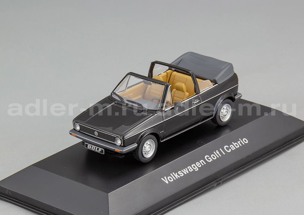 IXO 1:43 Volkswagen Golf I Cabrio (1979-1993) (black) AM004VW