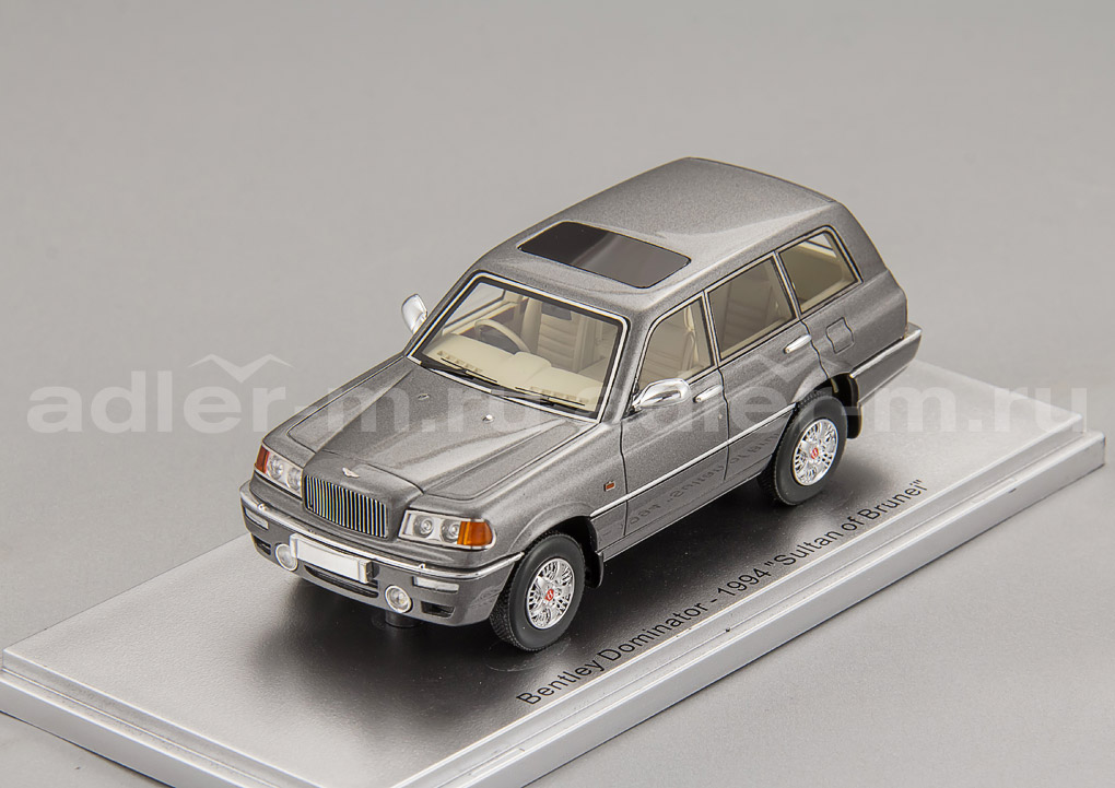 KESS SCALE MODELS 1:43 Bentley Dominator 4x4 made on Range Rover chassis Personal Car Sultan of Brunei - 1994 (grey) KE43043011
