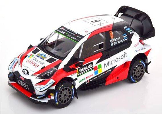 IXO 1:18 Toyota Yaris WRC #8 "Microsoft" Tänak/Jarveoja победитель Rally Sweden Чемпион мира 2019 18RMC039A