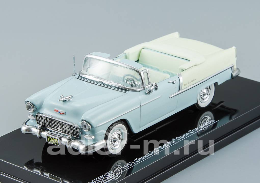 VITESSE 1:43 Chevrolet Bel Air Convertible 1955 (light blue) 36295