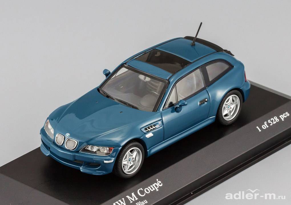 MINICHAMPS 1:43 BMW M Coupe 2002 (blue) 400029061
