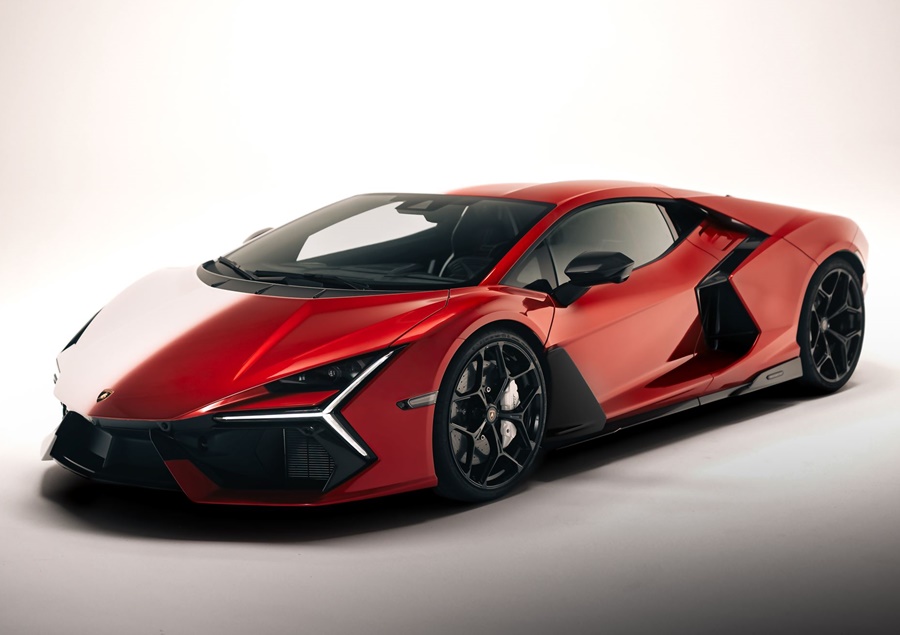 LOOKSMART 1:43 Lamborghini Revuelto "Lamborghini Day Japan" (Bianco Asopo fading to Rosso Khonsu) LS543M