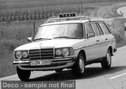 IXO 1:43 Mercedes-Benz 200T (S123) Taxi - 1979 CLC693