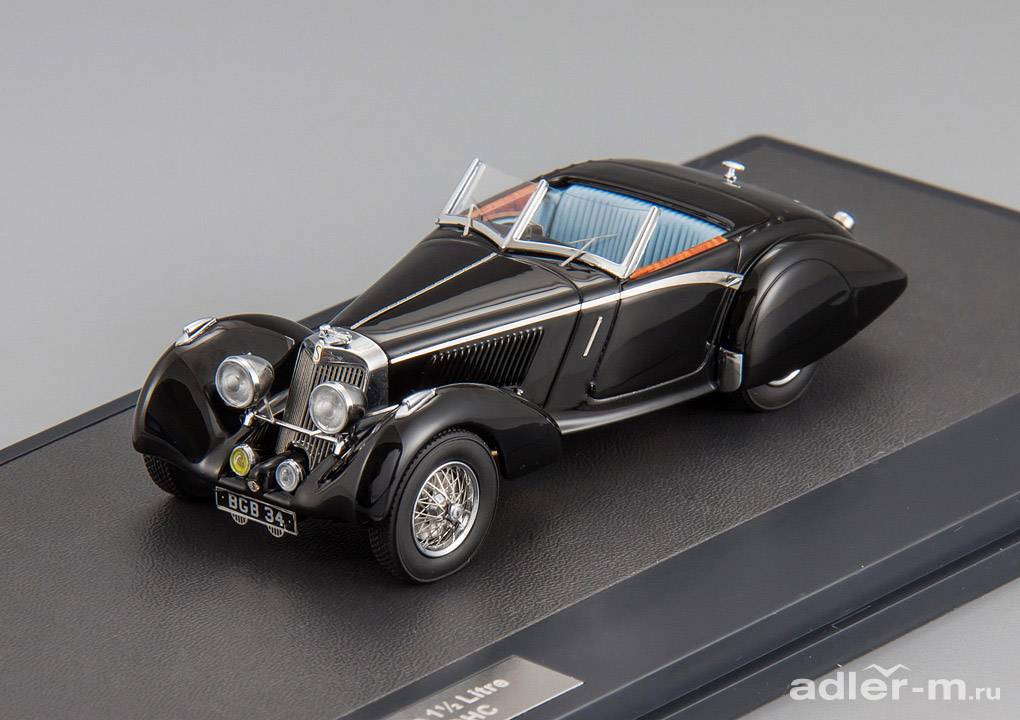 MATRIX 1:43 Squire 1,5 litre Drophead Corsica 1937 (black) MX51806-011