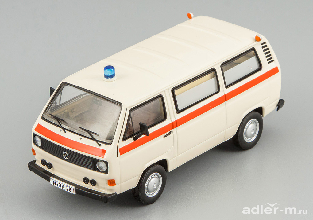 PREMIUM CLASSIXXS 1:43 Volkswagen T3-a ambulance "Rotes Kreuz" 1982 11461