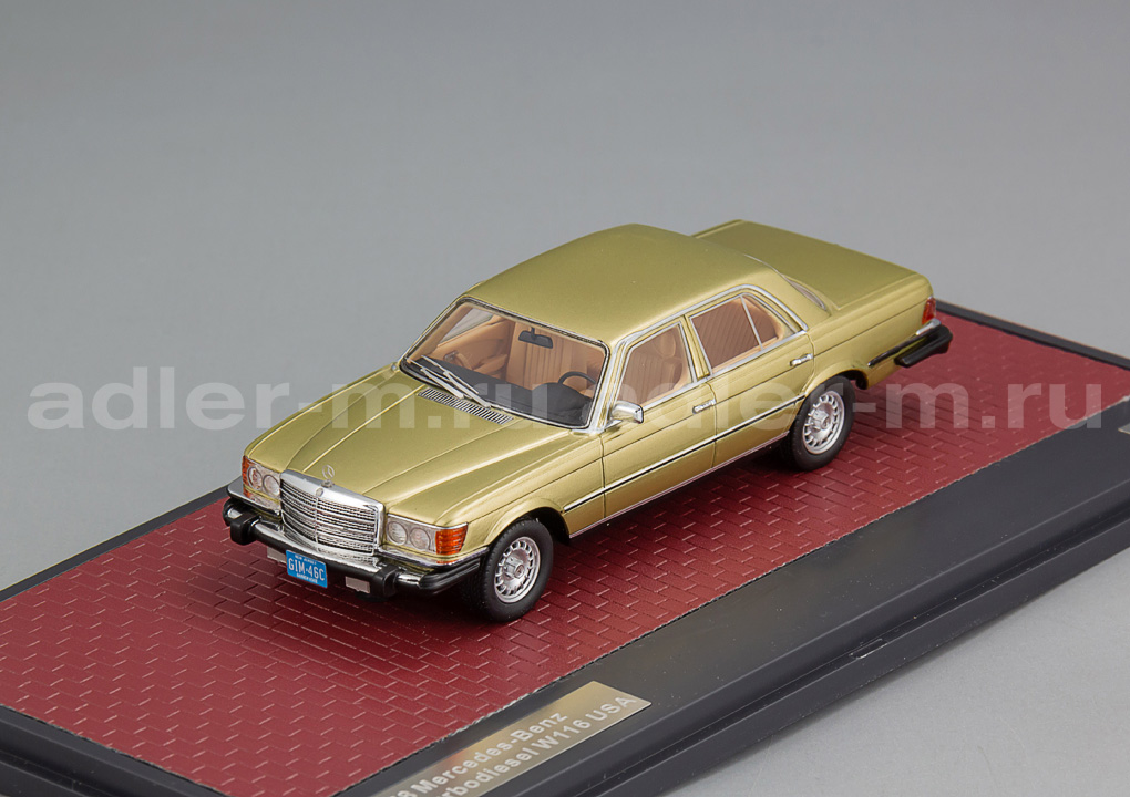 MATRIX 1:43 Mercedes-Benz 300SD Turbodiesel W116 USA (gold) MX11302-222