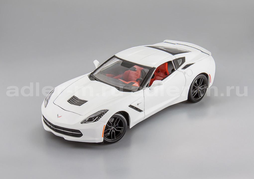 MAISTO 1:18 Chevrolet Corvette Stingray Z51 2014 (white) M-31677W