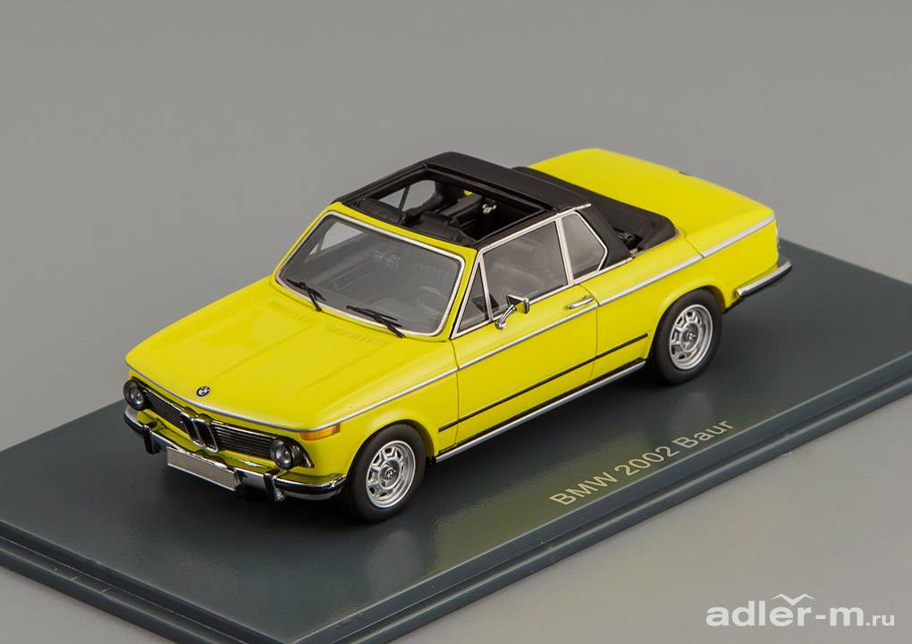 NEO 1:43 BMW 2002 (E10) Baur Cabriolet 1974 (gold) NEO43284
