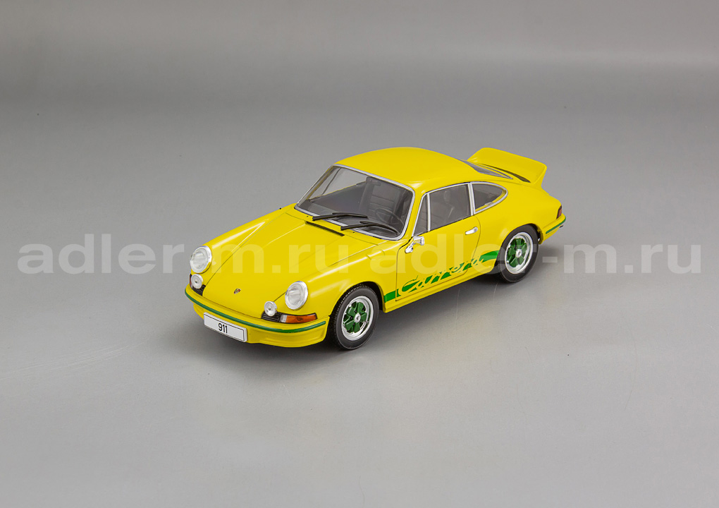 WHITE BOX 1:24 Porsche 911 Carrera 2.7 RS – 1972 (yellow/green) WB124189